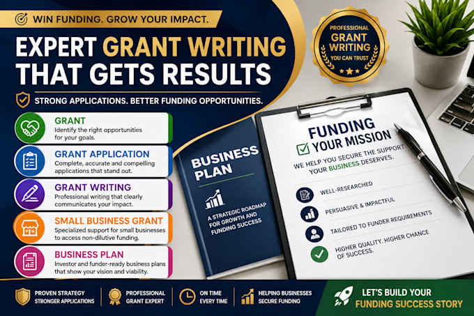 do grant writing for small business grant applications