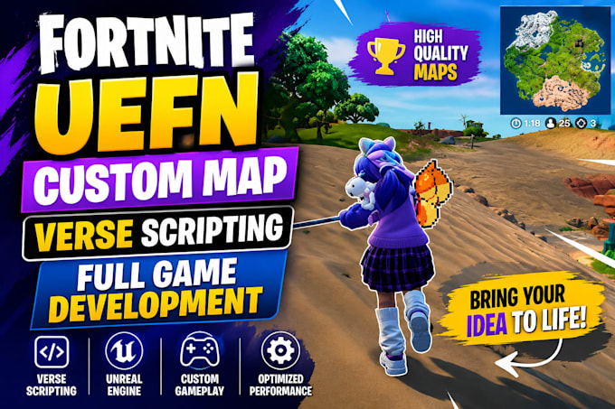 create fortnite uefn custom map with verse scripting in unreal engine full game