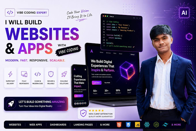 build your website with ai vibe coding