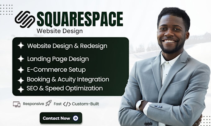 design or redesign squarespace ecommerce websites for businesses, store set up