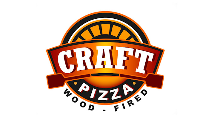 make mobile wood fired pizza trailer logo