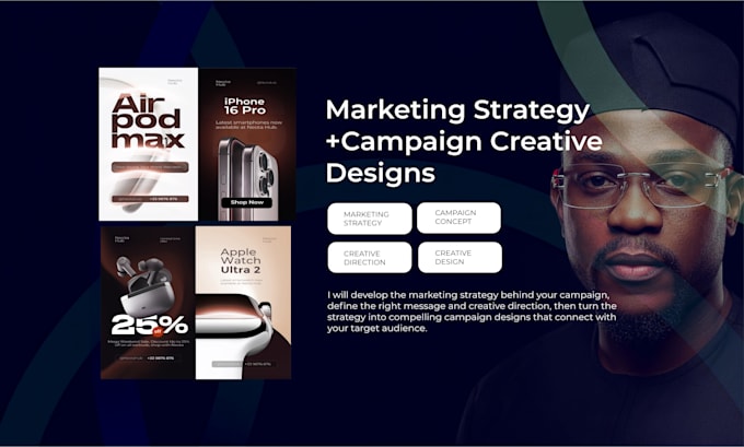create a marketing strategy and campaign creative designs