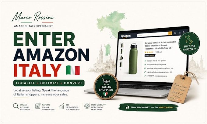 localize and optimize your amazon listing for the italian market