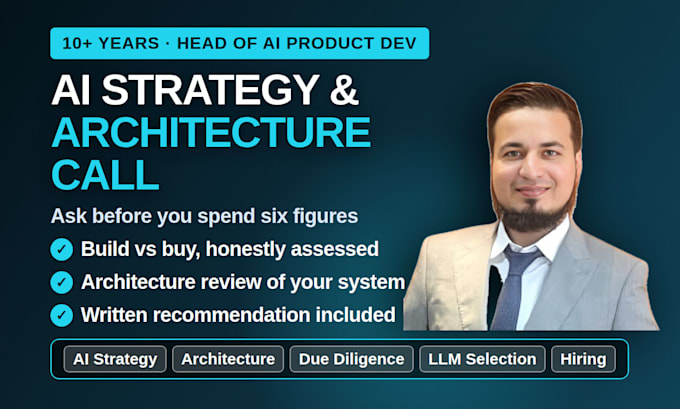 be your ai consultant for ai strategy and software architecture
