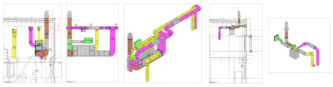 design hvac systems, duct layouts and mechanical drawings