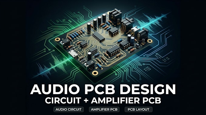 design professional audio pcb, audio circuit and amplifier pcb