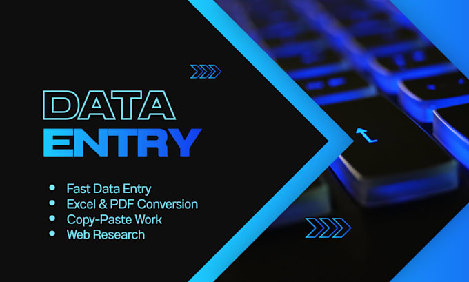 be your expert data entry virtual assistant
