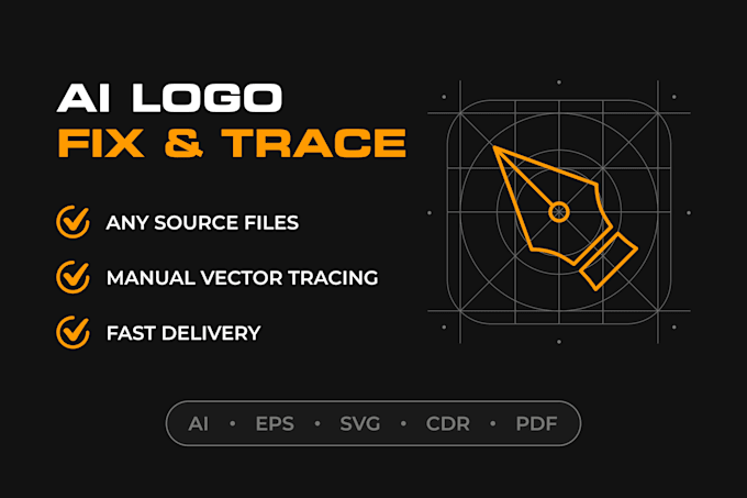 fix and vectorize your ai generated logo
