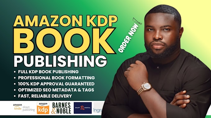 amazon kindle self publishing manuscript editing book launch