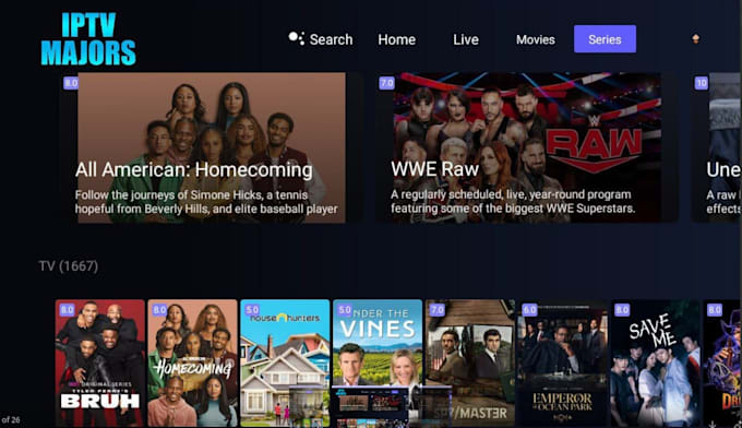 develop a smart TV streaming app for samsung, lg, roku and fire TV