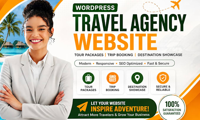 vacation rental website, travel agency and hotel booking wordpress site