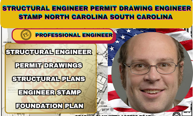 structural engineer permit drawing engineer stamp north carolina south carolina