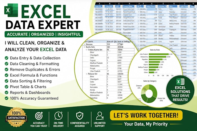 clean , format , merge , split excel data