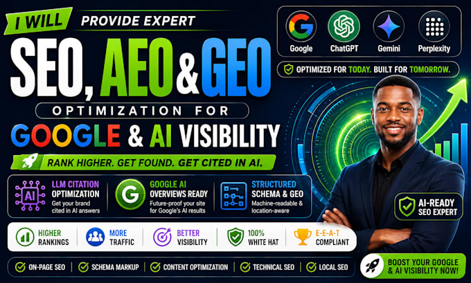 provide expert SEO aeo GEO optimization for google and ai visibility