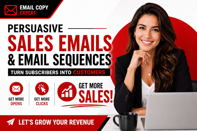 write persuasive email sales copy and email sequences copywriting