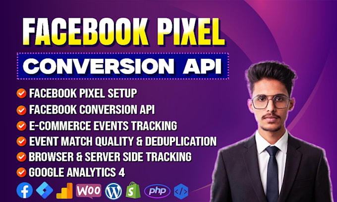 setup facebook conversion API, server side tracking with high match quality