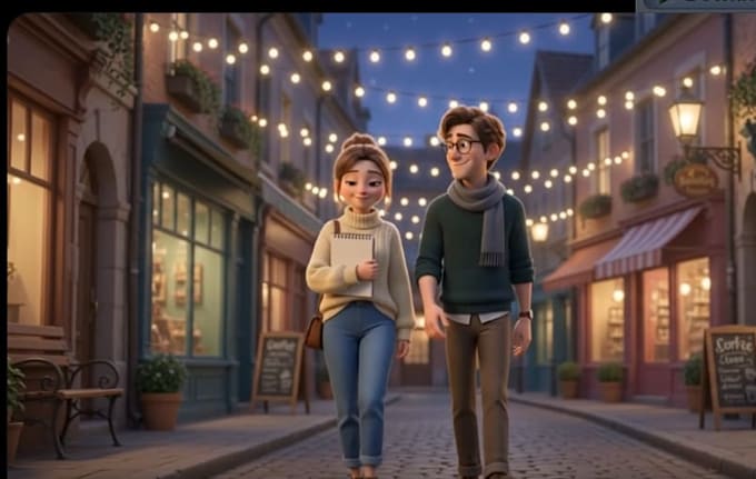 create a cinematic pixar style ai proposal animation video