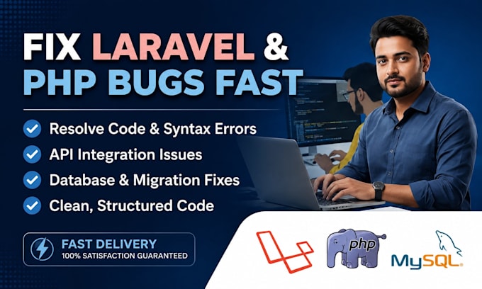 laravel and PHP bug fixing