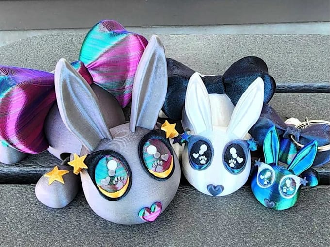 customize 3d fidget,3dp,bambu studio,stl flexi toys,mini hype chains,cmyk mixing