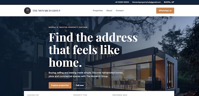 build a modern responsive website with admin dashboard