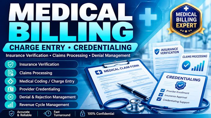 medical billing, charge entry, credentialing expert