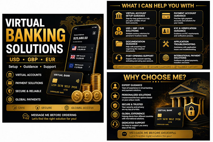 help you set up virtual bank accounts and payment solutions