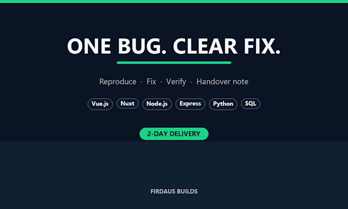 fix your web app bug fast