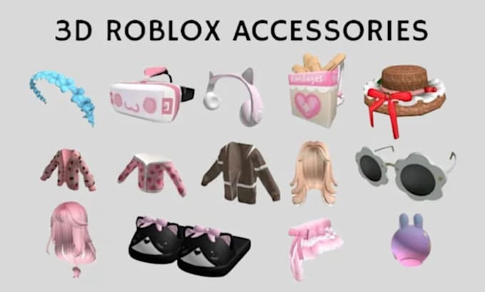 create custom roblox ugc accessories and 3d game assets