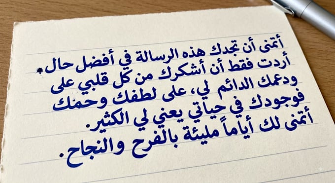 write in arabic beautifully