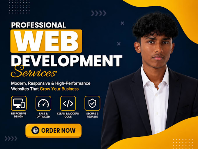 create a professional responsive website