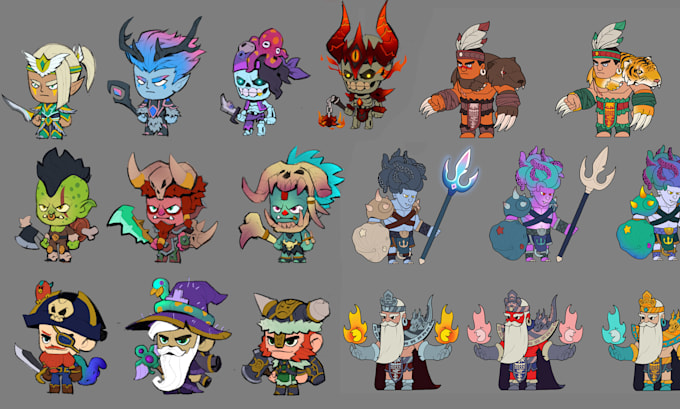 create high quality game character for game