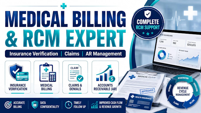 medical billing, insurance verification, rcm expert