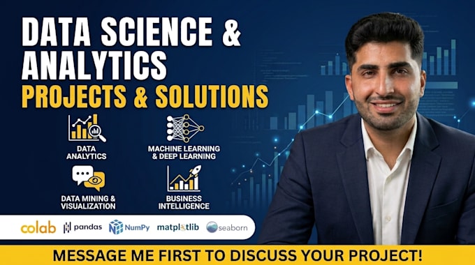 do data analytics, machine learning, data science projects in python