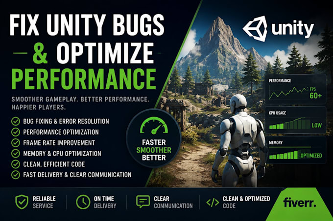 fix unity bugs and optimize game performance