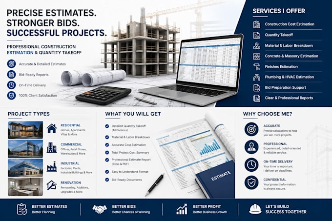 deliver accurate construction cost estimates