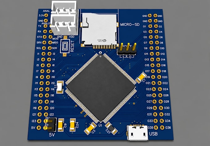 design led pcb, mcpcb, thermal layout, high power pcb, kicad, gerber bom