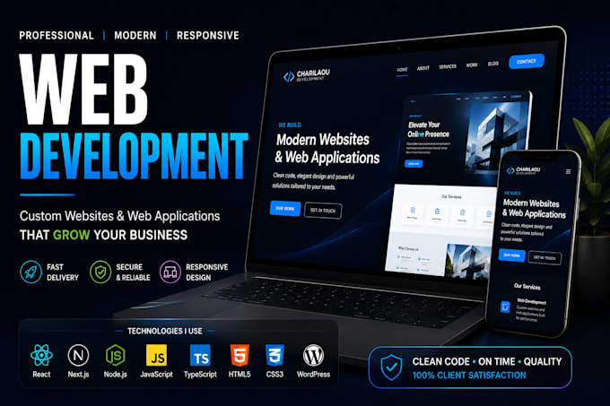 develop a custom website or web application