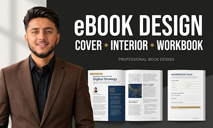 design your ebook, ebook cover and workbook professionally