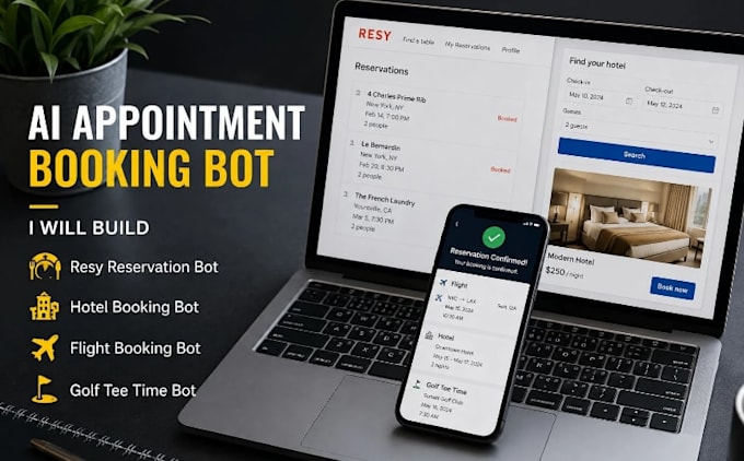 stubhub bot, marco bot, reservation appointment bot, vivid seat
