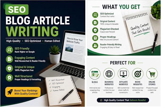 write SEO blog articles and website content using claude ai
