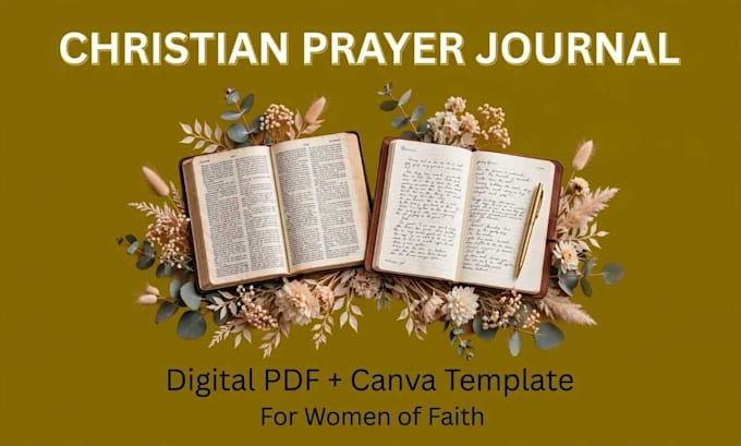 design a christian prayer and gratitude journal PDF
