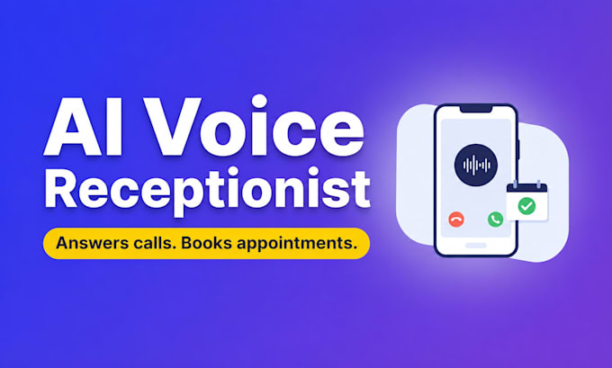 build an ai voice agent receptionist for appointment booking