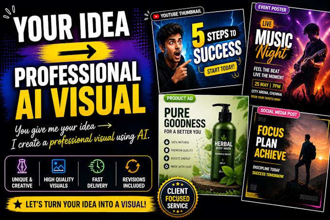 turn your idea into a professional ai visual
