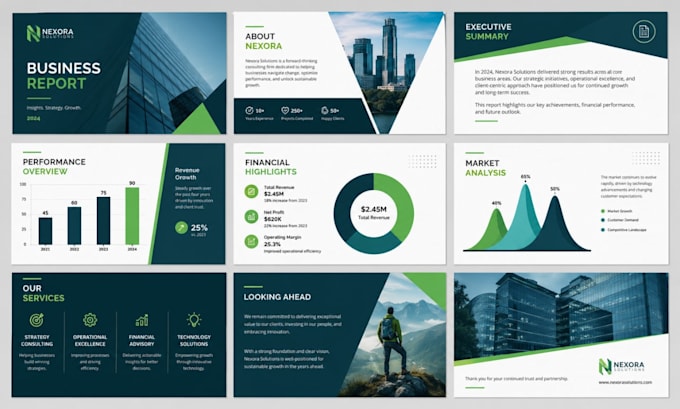 design a corporate business powerpoint presentation