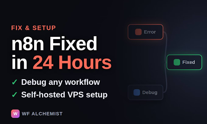 fix your n8n workflow or set up self hosted n8n