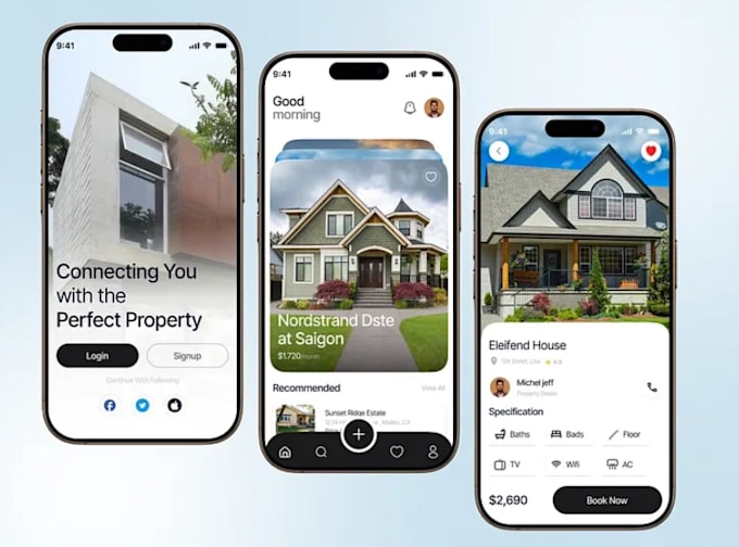 develop commercial property app, lease management app, tenant management app
