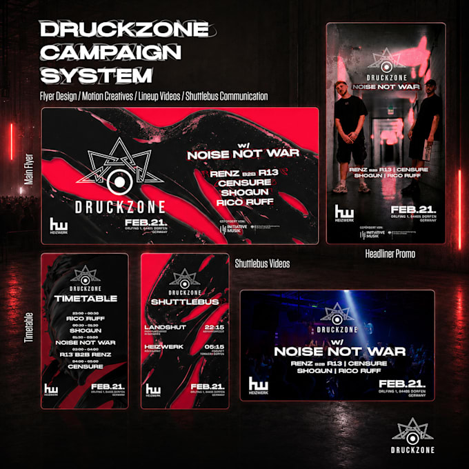 create a professional animated flyer for your event