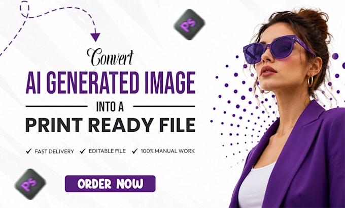 convert ai generated images into print ready files