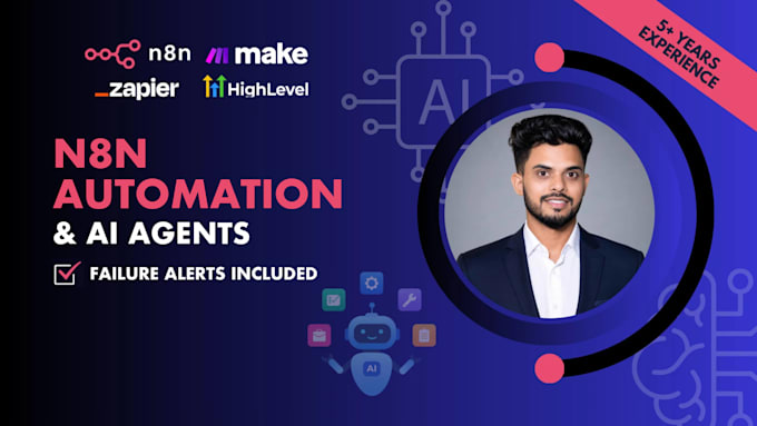 build n8n automation, n8n ai agent, n8n ai automation or fix n8n workflow