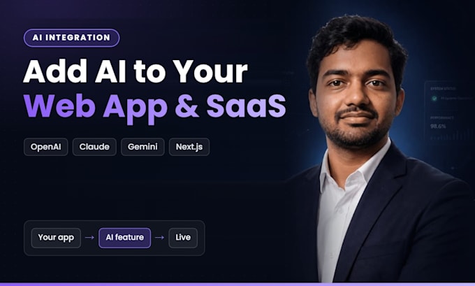integrate ai features into your web app or saas with openai, claude or gemini